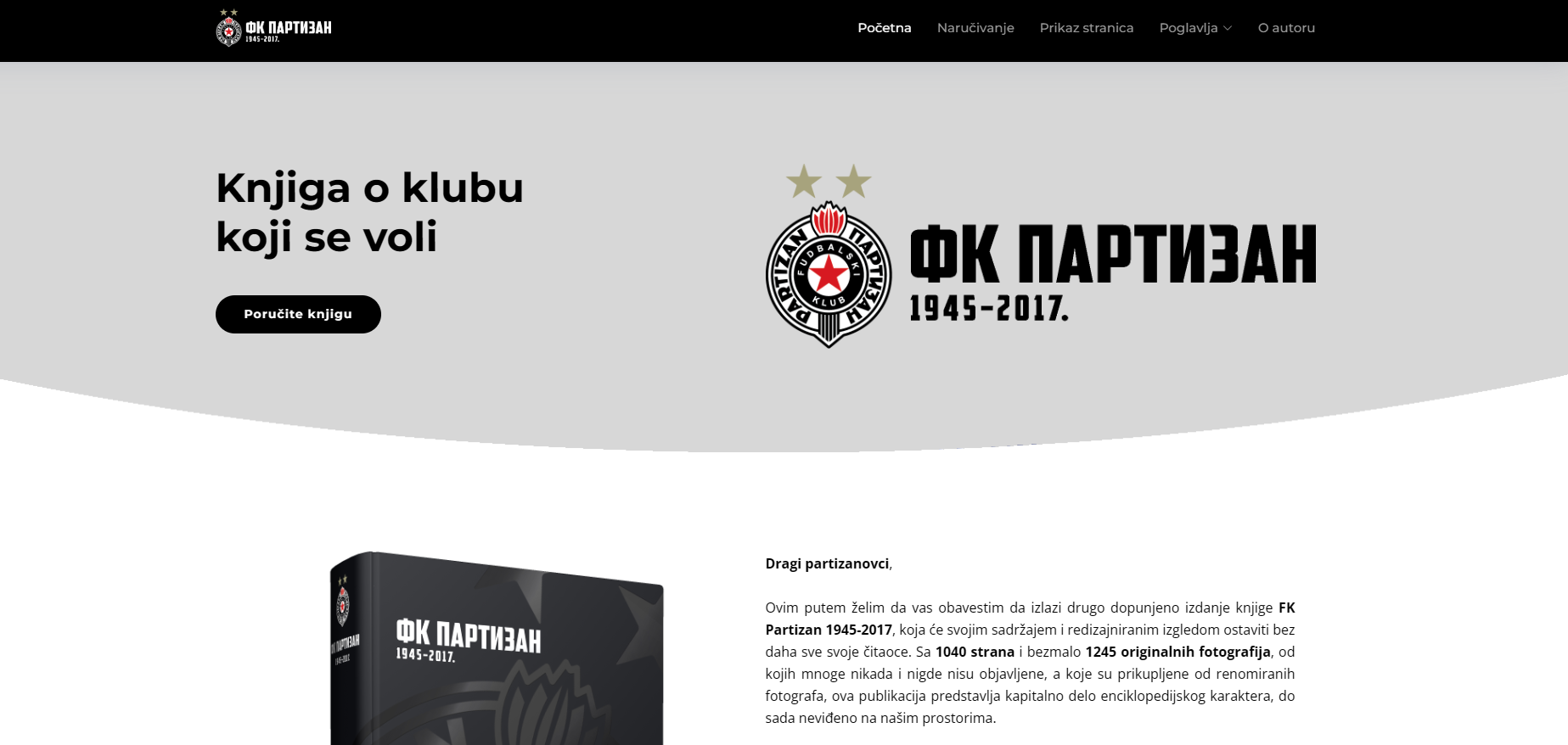 Knjiga FK Partizan